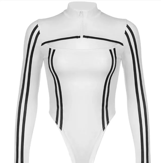 Mono Activo de Rayas SlimFit para Mujeres