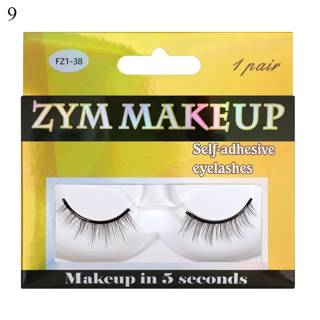 Self-Adhesive False Eyelashes for Effortless Beauty