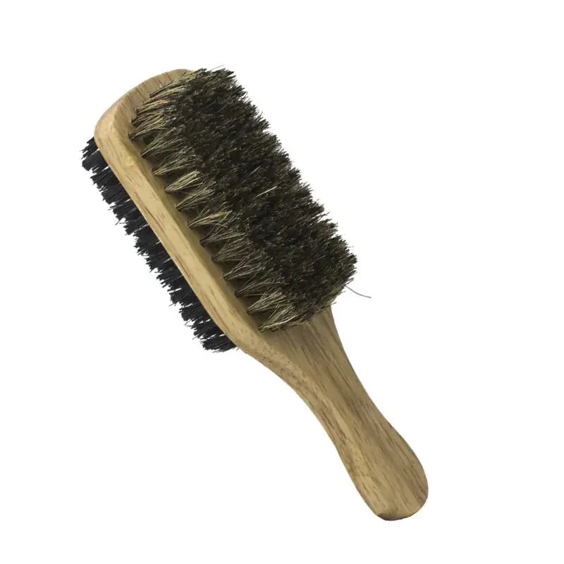 Men's Boar Bristle Wooden Hair Brush