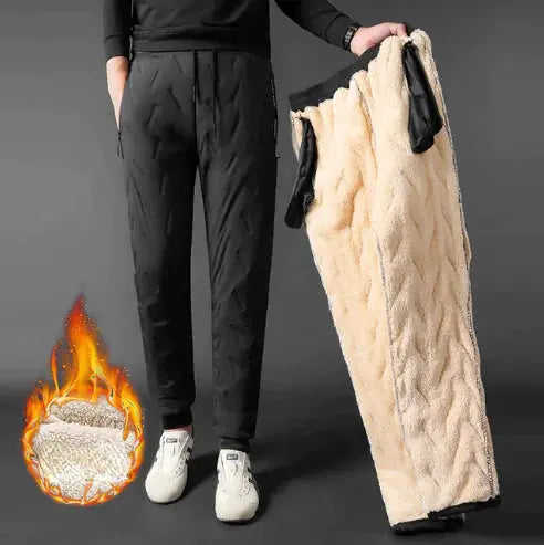 Premium Winter Lambswool Sweatpants for Men
