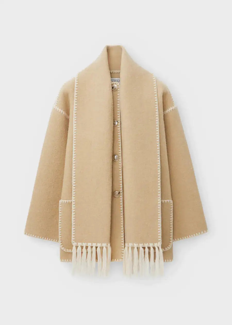 Dejavu Skarf Jacket - Stylish and Versatile Outerwear