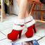Elegant Holiday High Heel Boots