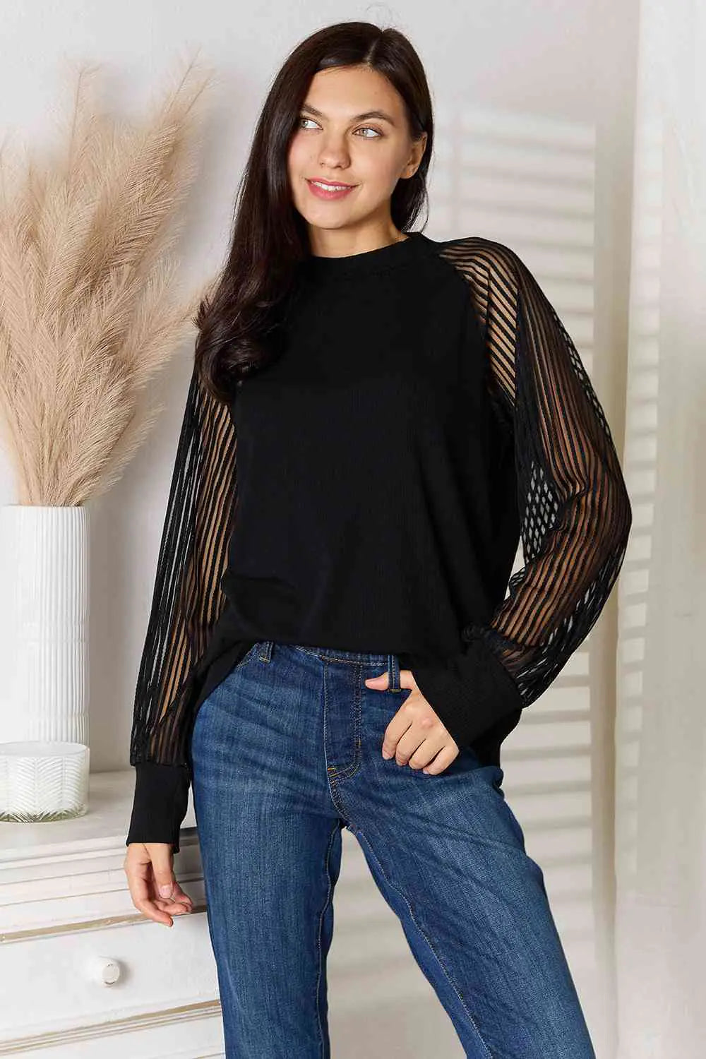 Blouse à manches raglan pour un style sans effort