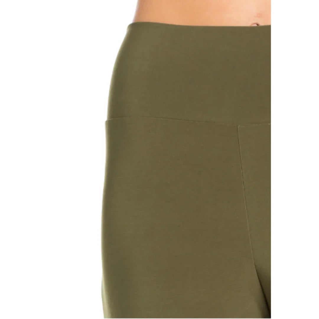 Extra Comfy Cute Palazzo Pants - Olive