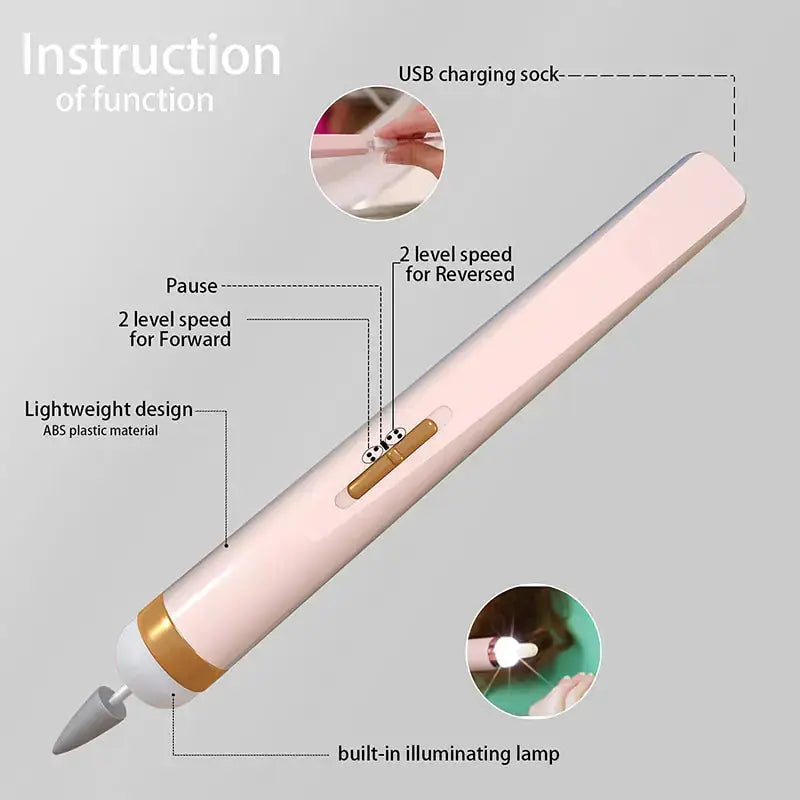 Lijadora de Uñas Eléctrica Premium
