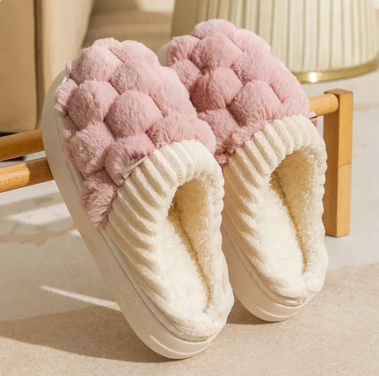 Zapatillas de Invierno de Algodón Acogedor para Mujeres