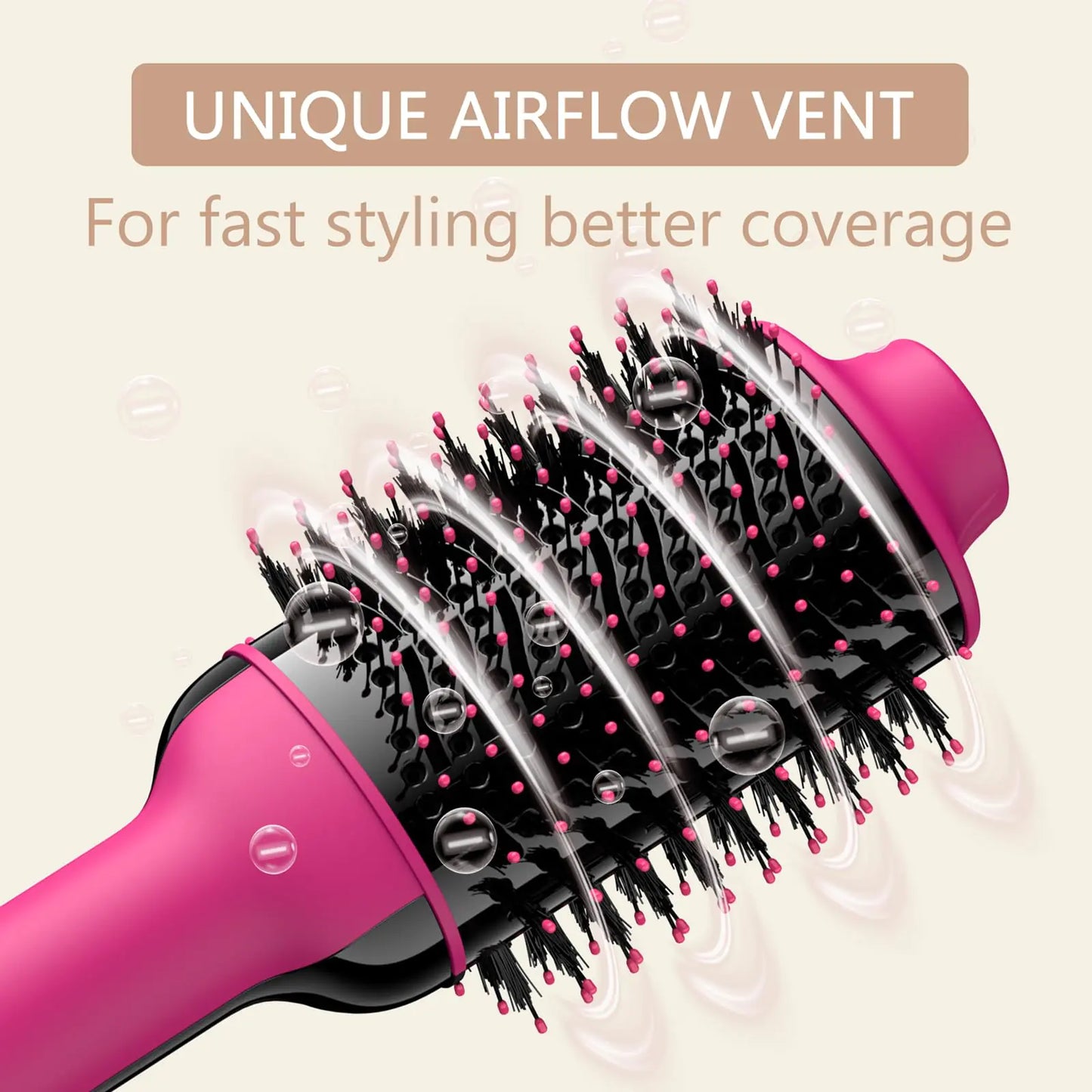 Brosse à cheveux Umeely 4-en-1 - Volumisateur et Styler