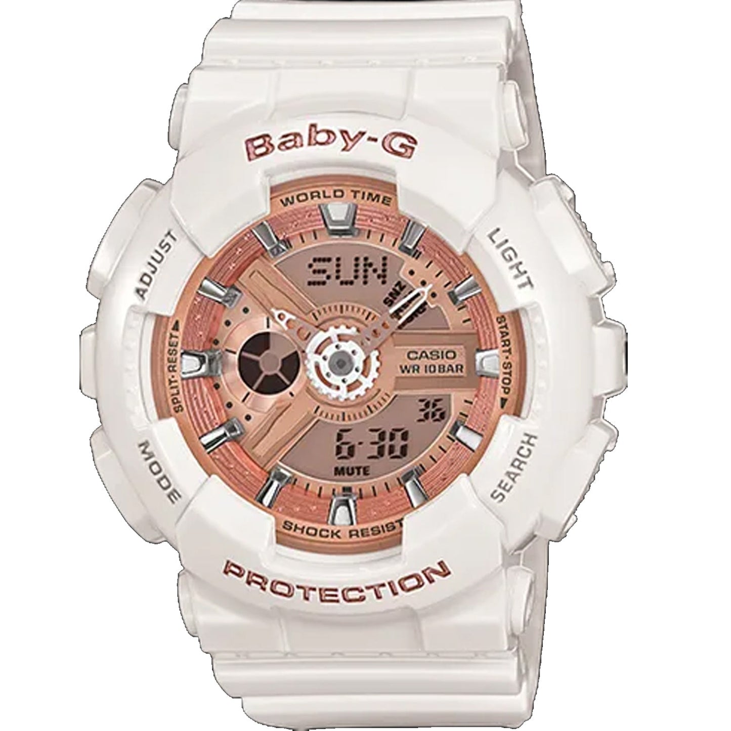 Reloj Casio Baby-G para Mujer - Esfera de Oro Rosa