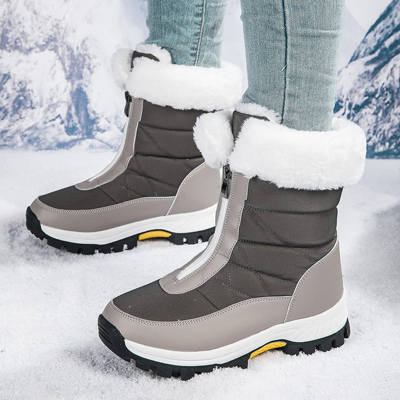 Botas de Tobillo con Cremallera y Plataforma Livianas para Mujer