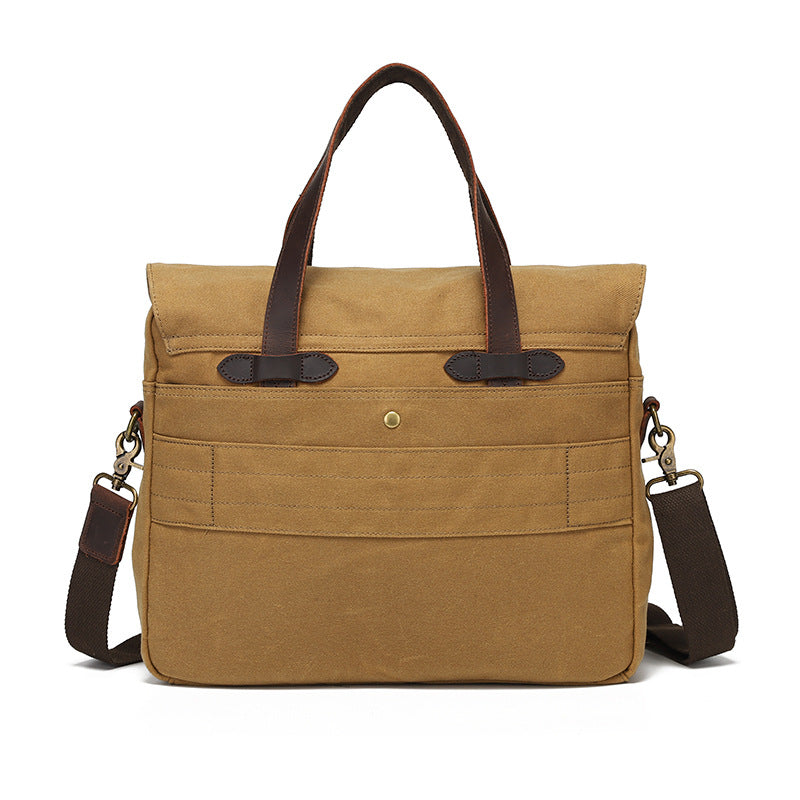 Men's Portable One-Shoulder Crossbody Briefcase