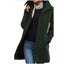 Elegant Women's Medium Length Woolen Overcoat