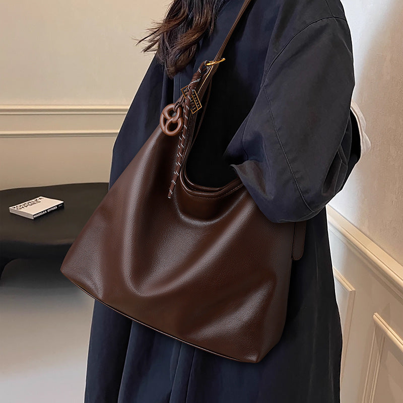 Sac à bandoulière croisé vintage de grande capacité