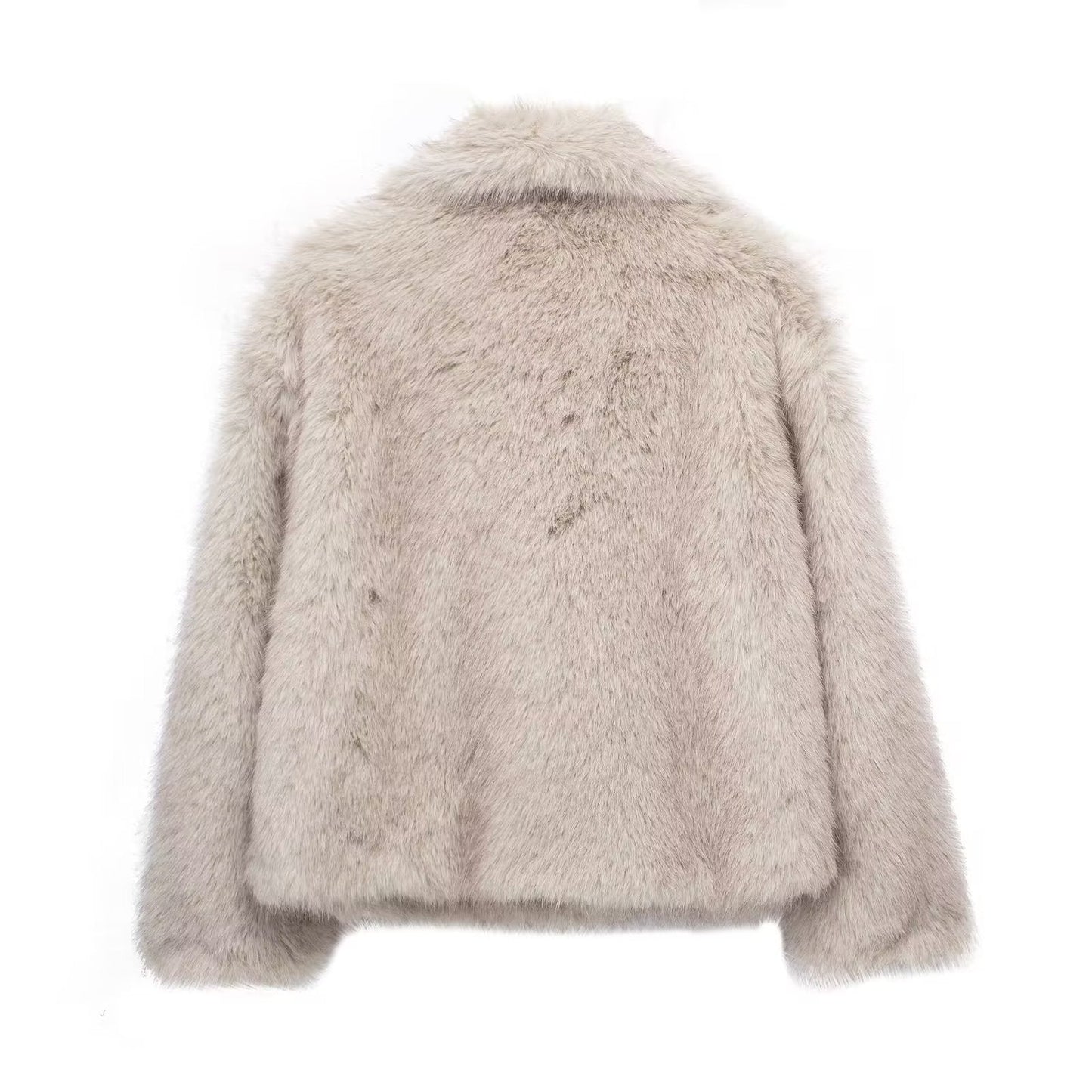 Winter Plush Coat - Stylish Warm Thicken Fluffy Jacket