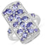 2.53 Carat Genuine Tanzanite Sterling Silver Engagement Ring