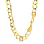Chaîne Curb en Or Jaune 14k Solide 10,0 mm