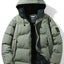 Veste matelassée à capuche pour hommes en grande taille pour un confort en extérieur