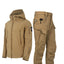 Ruins Russian Camouflage Shark Skin Shell Jacket Suit