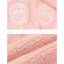 Toallas de baño con capucha rosa de princesa para bebés