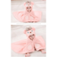 Toallas de baño con capucha rosa de princesa para bebés