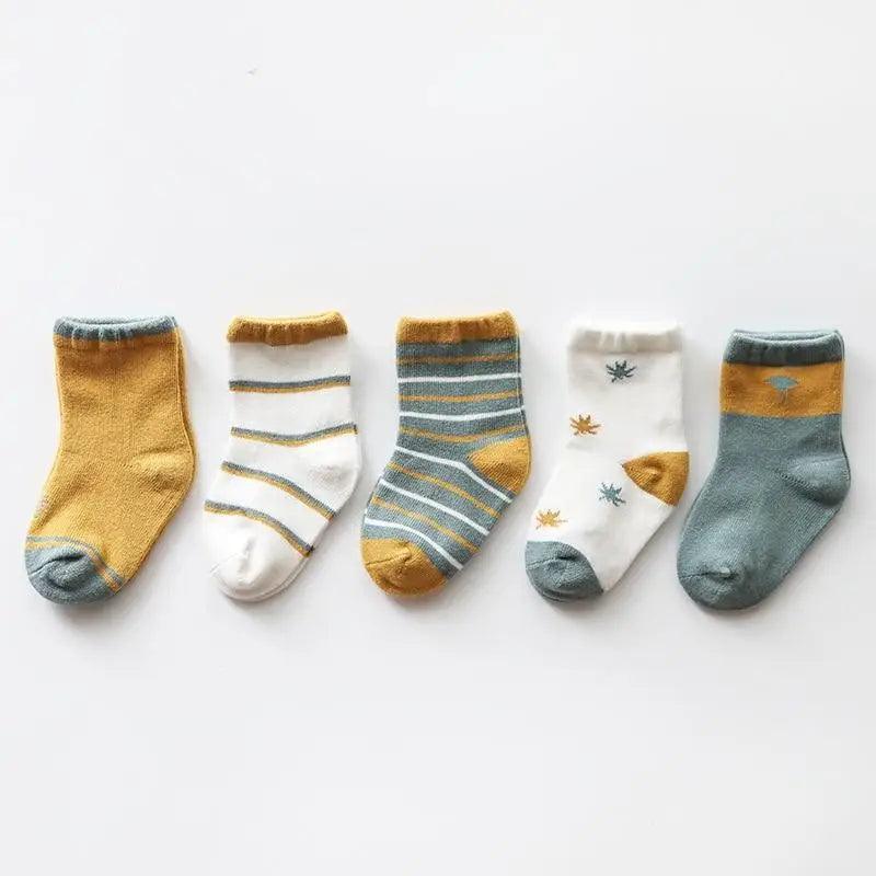 Adorable Cotton Cartoon Socks for Baby Girls - Soft & Stylish for Every Season - Korvel
