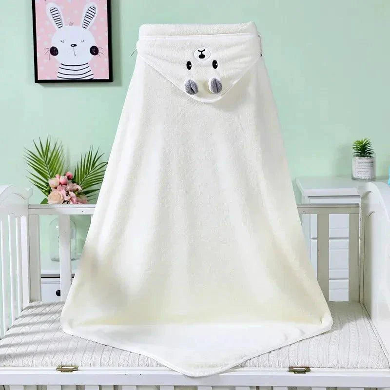 Adorable Baby Hooded Bath Towels for Newborns and Toddlers