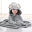 Adorable Baby Hooded Bath Towels for Newborns and Toddlers