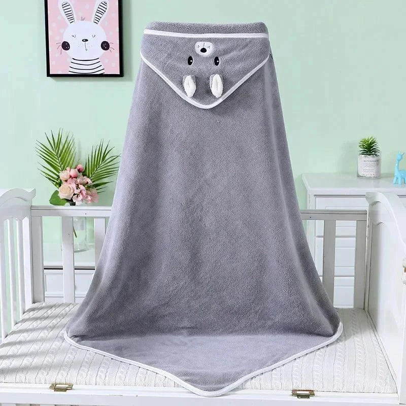 Adorable Baby Hooded Bath Towels for Newborns and Toddlers
