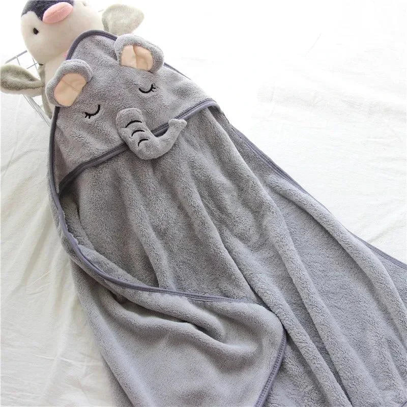 Adorable Baby Hooded Bath Towels for Newborns and Toddlers