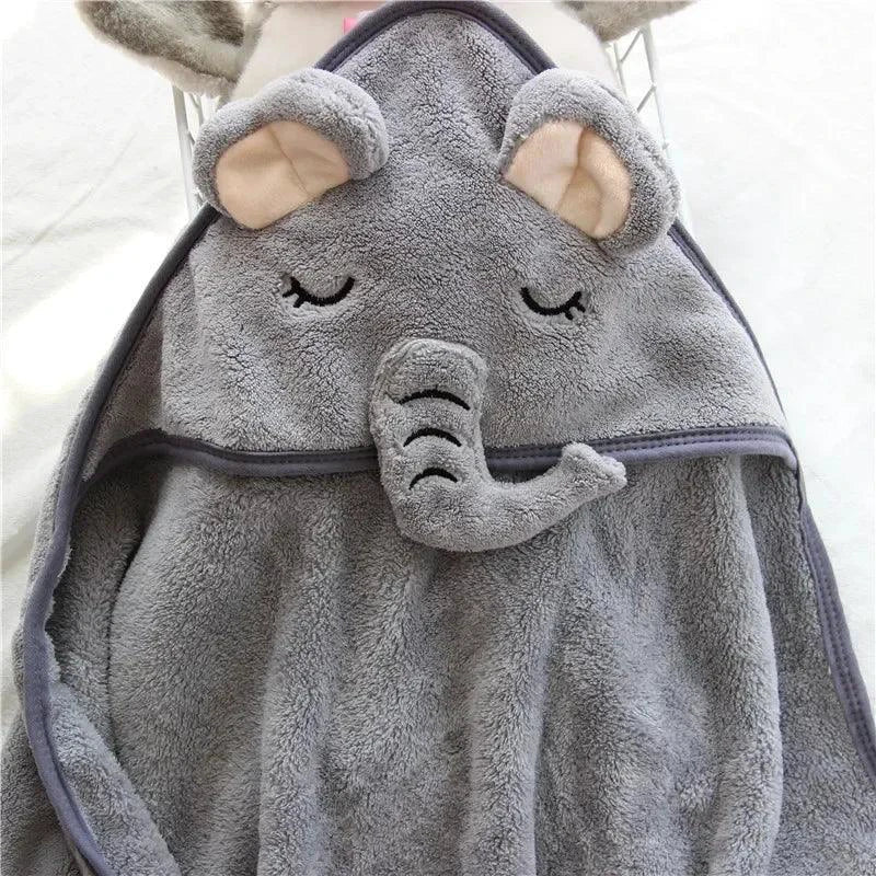 Adorable Baby Hooded Bath Towels for Newborns and Toddlers