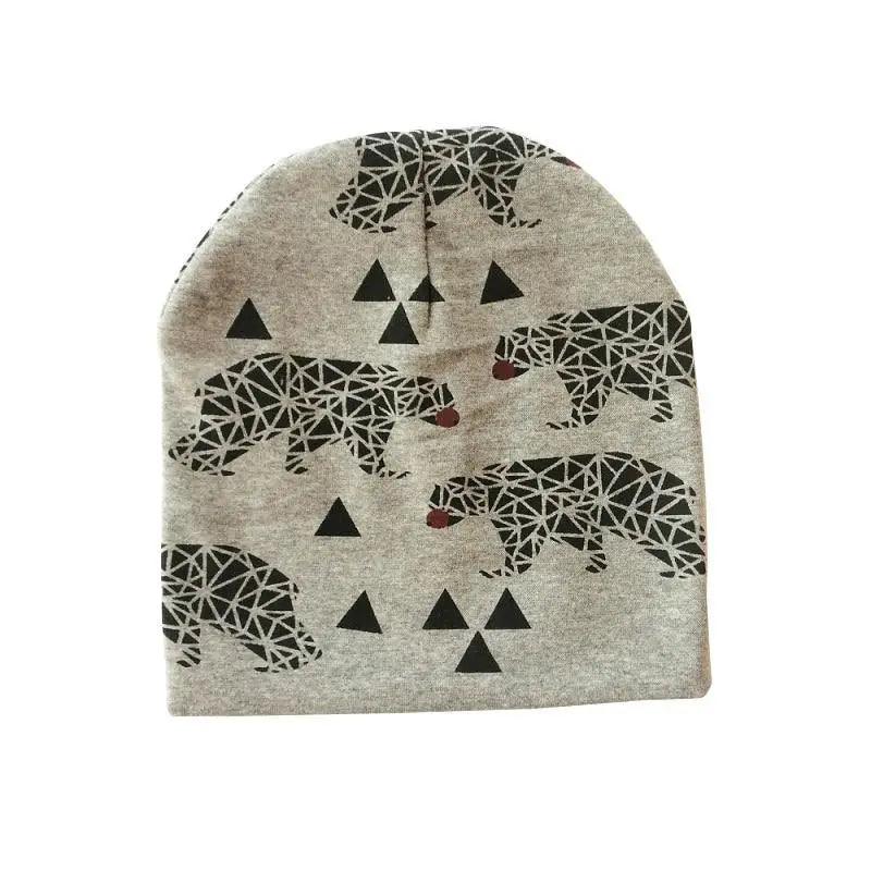 Gorros de Algodón Suave con Dibujos Animados para Niños y Niñas - Otoño e Invierno