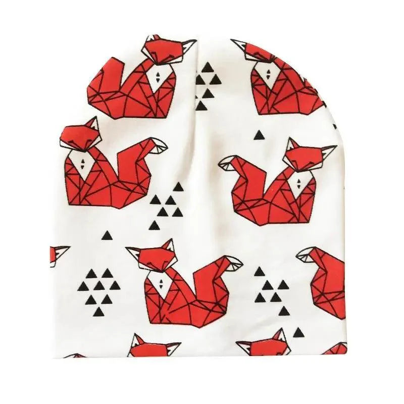 Gorros de Algodón Suave con Dibujos Animados para Niños y Niñas - Otoño e Invierno