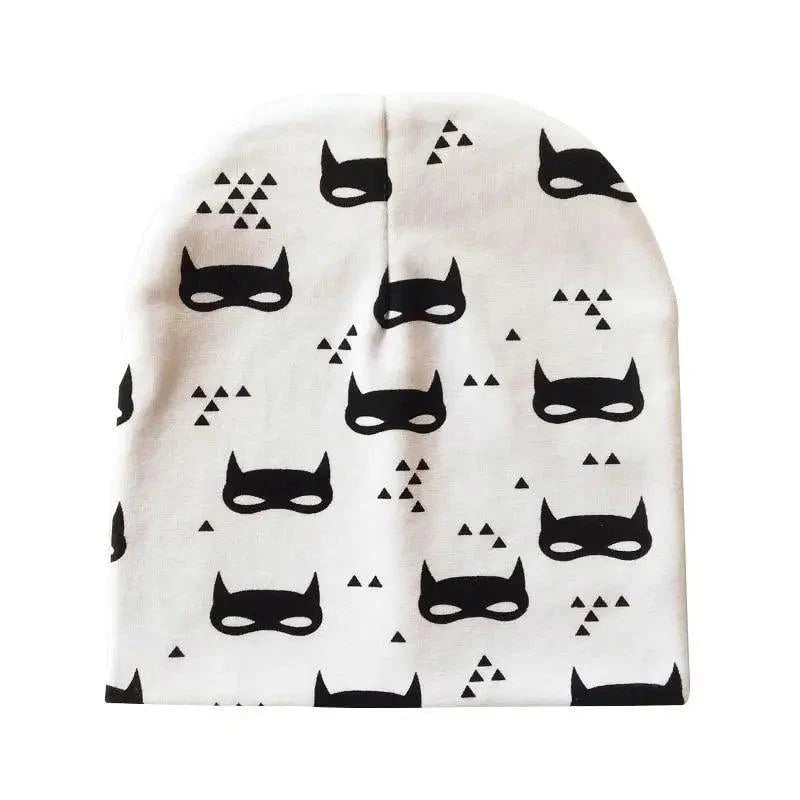 Gorros de Algodón Suave con Dibujos Animados para Niños y Niñas - Otoño e Invierno