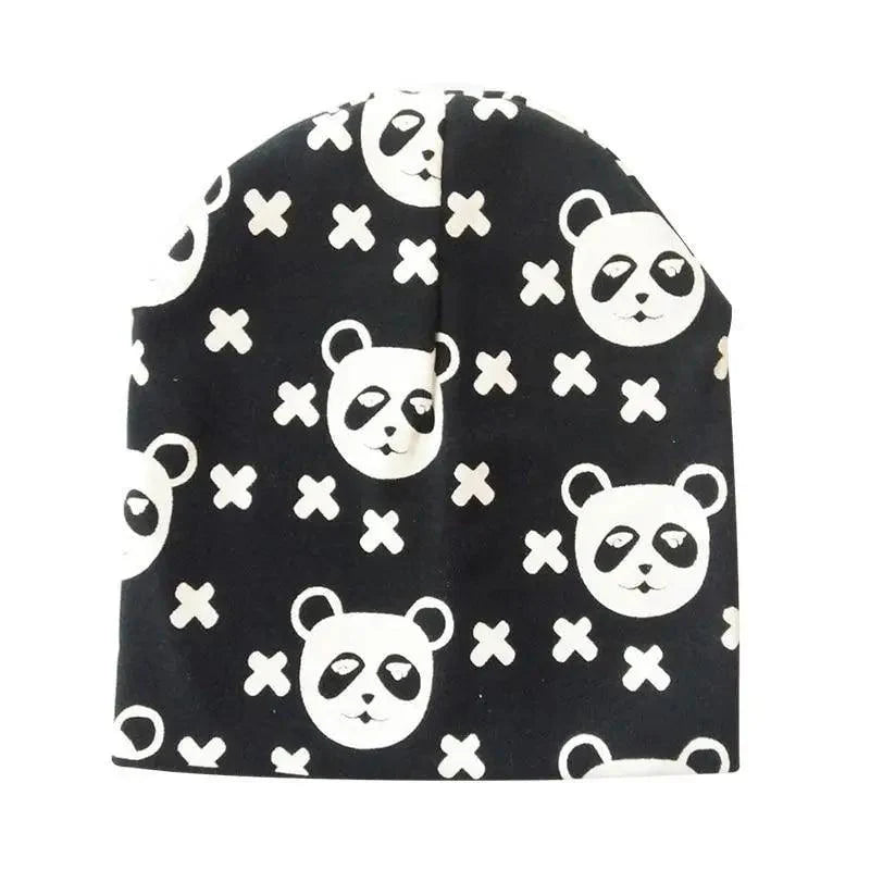 Gorros de Algodón Suave con Dibujos Animados para Niños y Niñas - Otoño e Invierno