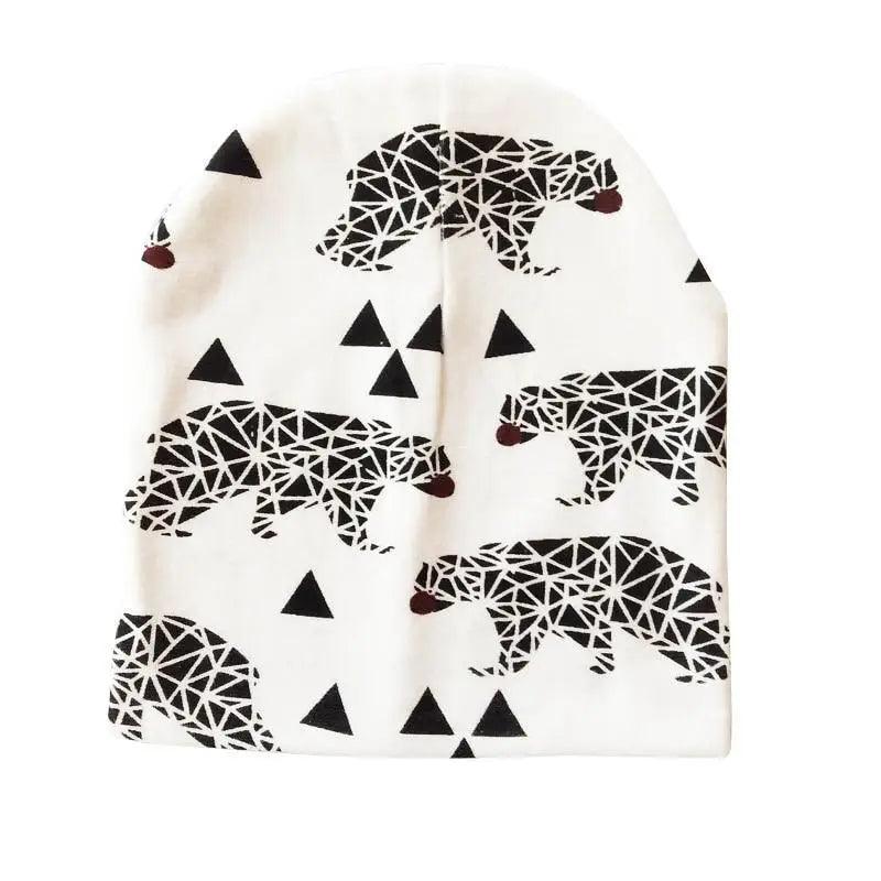 Gorros de Algodón Suave con Dibujos Animados para Niños y Niñas - Otoño e Invierno