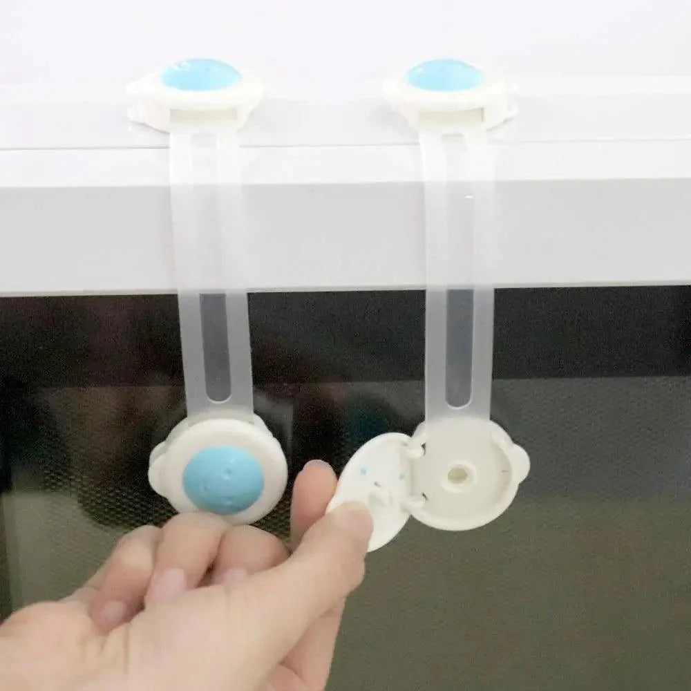 Child Safety Cabinet Locks - Durable Plastic Protection for Kids - Korvel