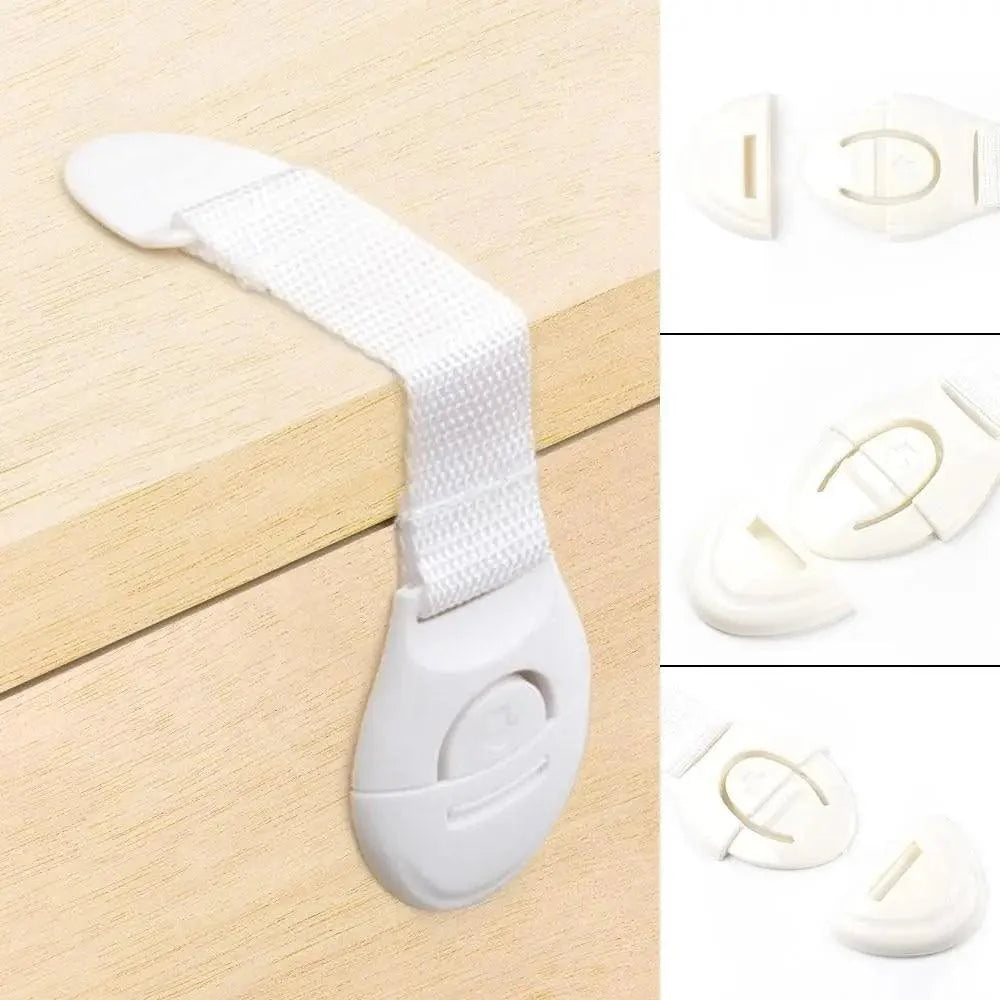 Child Safety Cabinet Locks - Durable Plastic Protection for Kids - Korvel
