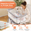 Cuna de Lado Ajustable para Bebés - Gris
