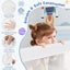 Barrière de lit pliable pour un sommeil sécurisé des tout-petits - Blanc