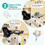 6-in-1 Convertible Baby High Chair - Black
