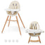 Gbruno Baby High Chair with Dishwasher Safe Tray - Beige
