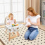 Gbruno Baby High Chair with Dishwasher Safe Tray - Beige