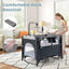 5-in-1 Baby Nursery Center Foldable Bedside Crib - Gray