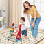 Andador Multicolor para Bebés con Mango y Ruedas para Niños de 3 años en adelante