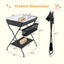 Gbruno Folding Diaper Changing Table - Black