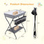 Premium Folding Diaper Changing Table - Gray
