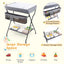 Premium Folding Diaper Changing Table - Gray