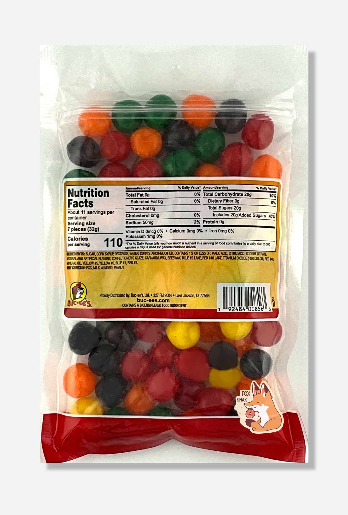 Buc-ee's Sours Assortis - Bonbons Fruités Acidulés
