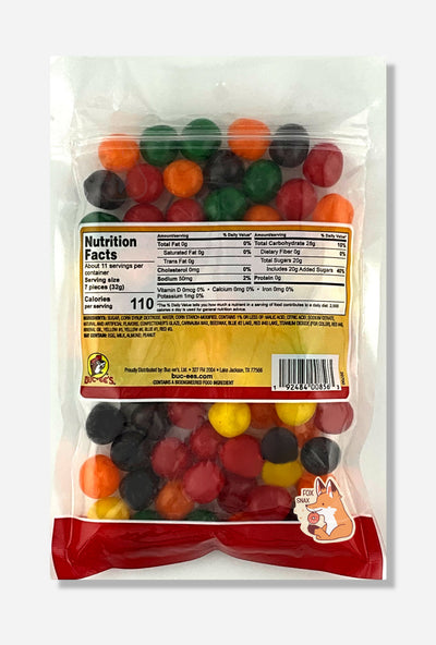 Buc-ee's Assorted Sours - Tangy Fruit Gummies