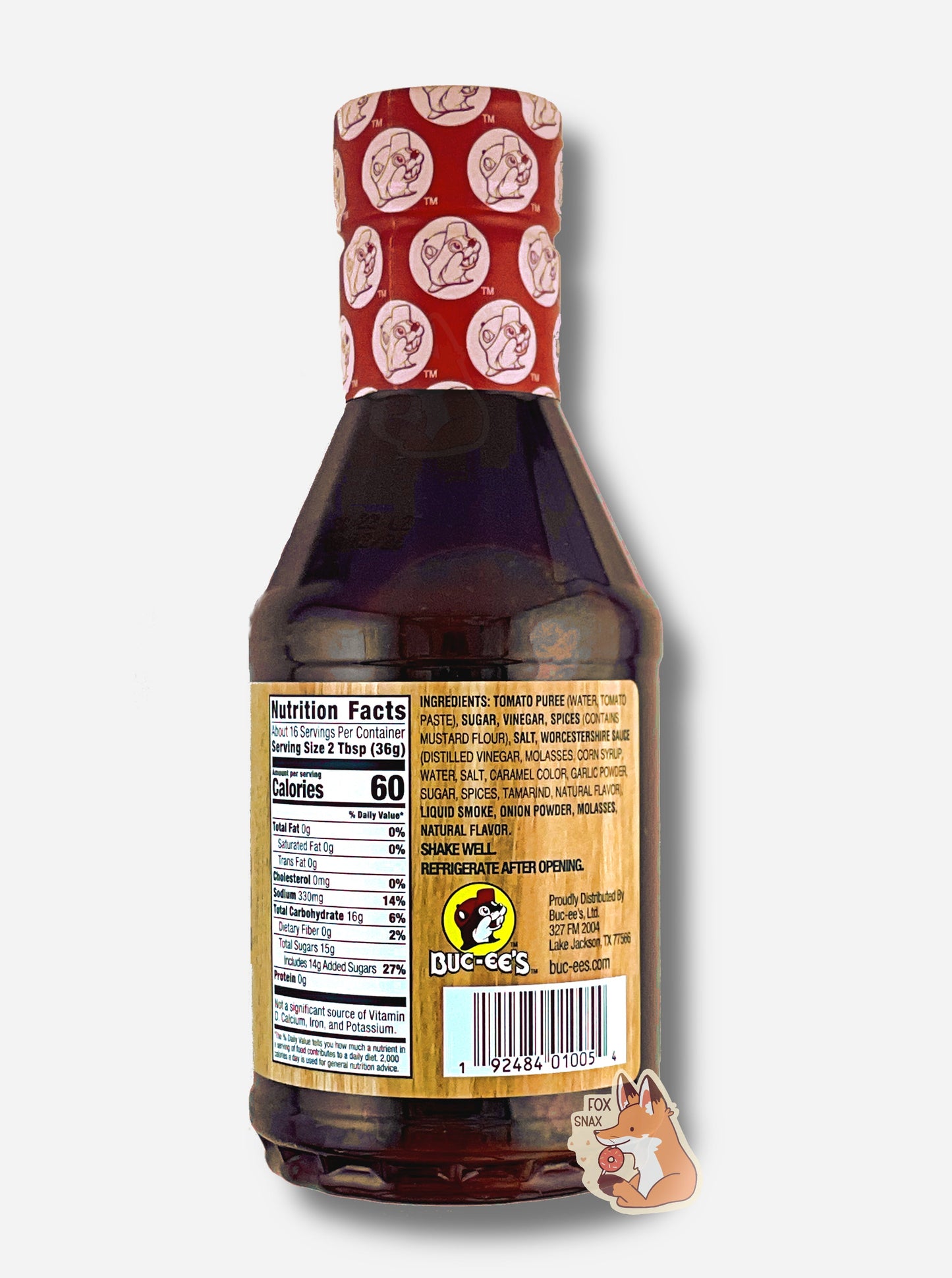 Buc-ee's Original BBQ Sauce - Premium Flavor