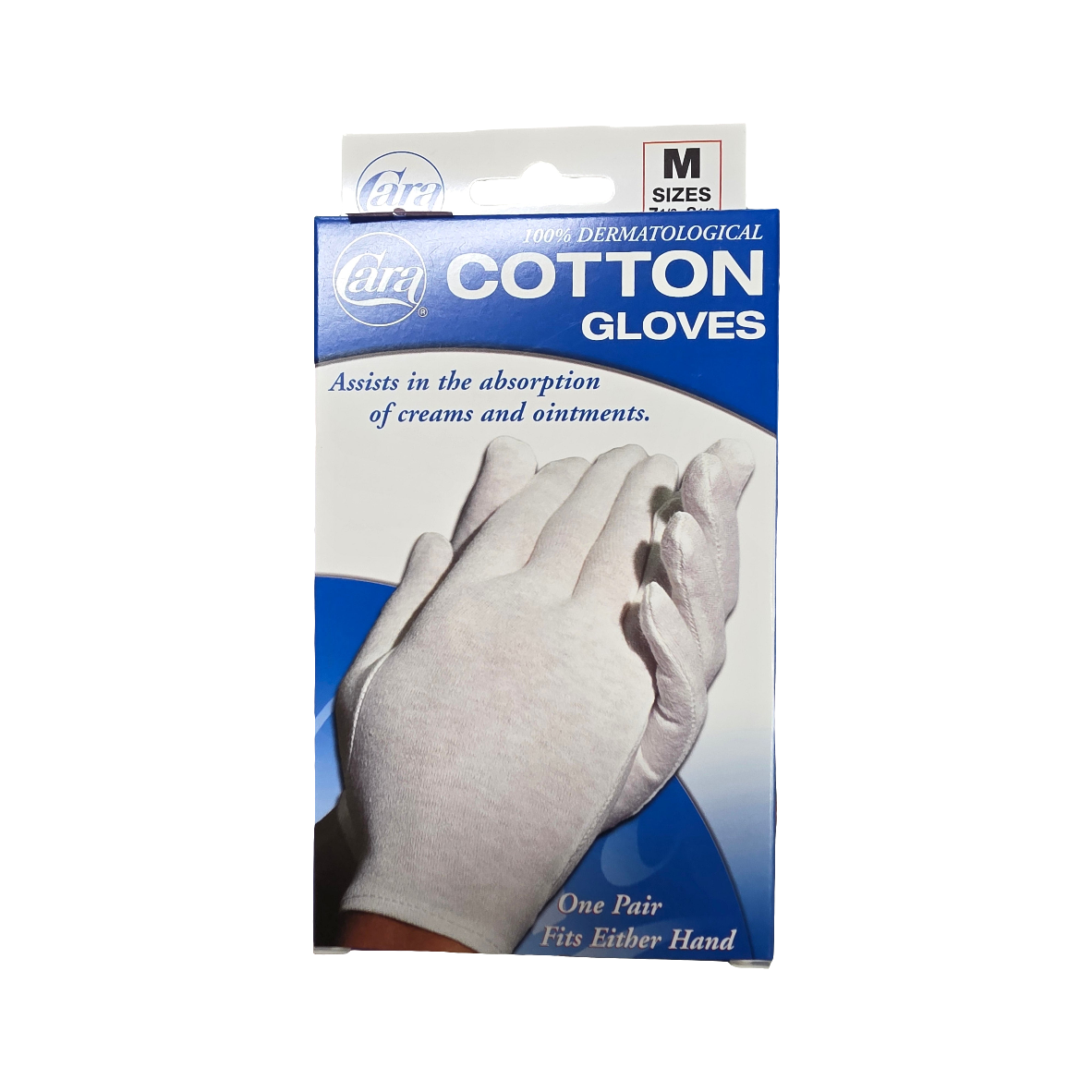Gants en coton dermatologiques Cara - Taille moyenne
